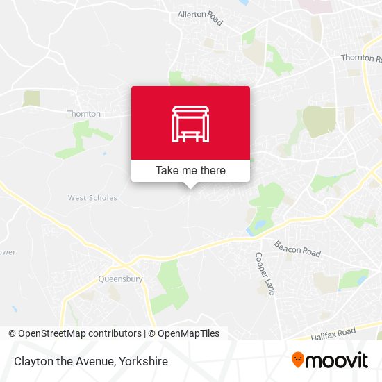 Clayton the Avenue map
