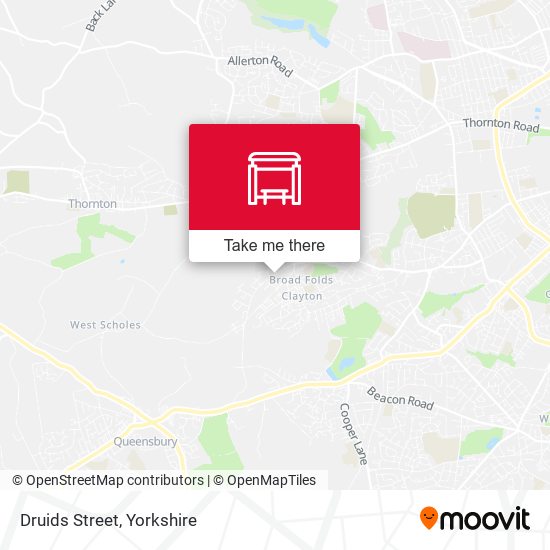 Druids Street map