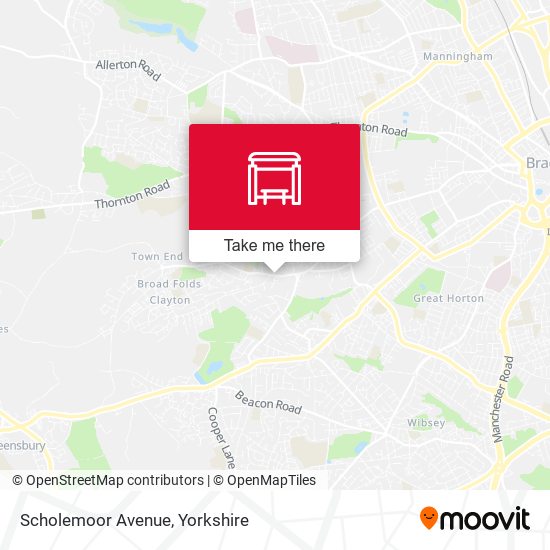 Scholemoor Avenue map