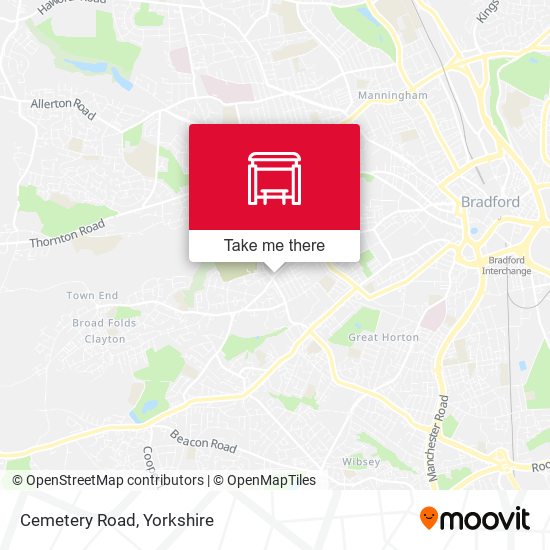 Cemetery Road map