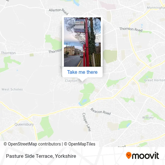 Pasture Side Terrace map