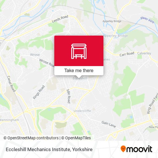 Eccleshill Mechanics Institute map