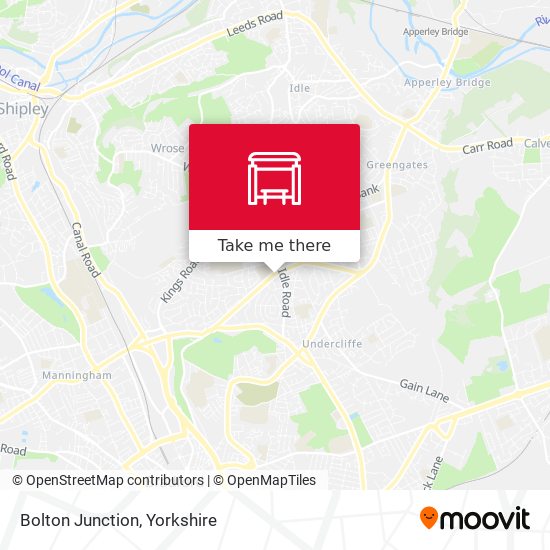 Bolton Junction map