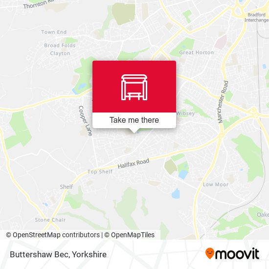 Buttershaw Bec map