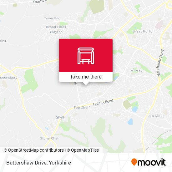Buttershaw Drive map