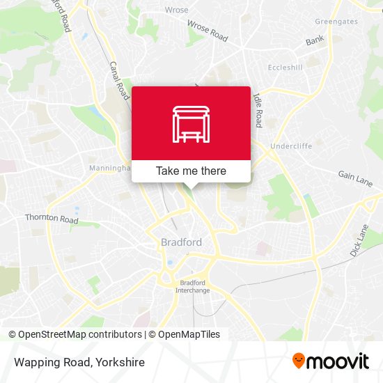 Wapping Road map