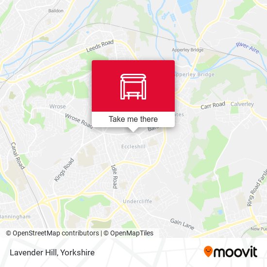 Lavender Hill map