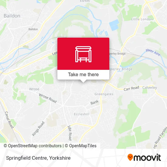 Springfield Centre map