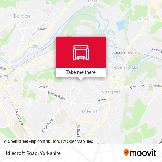 Idlecroft Road map