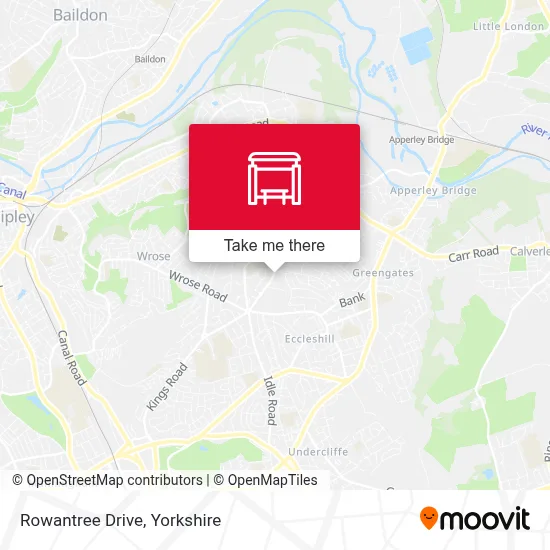 Rowantree Drive map