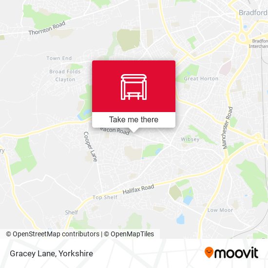 Gracey Lane map