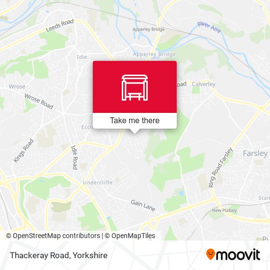 Thackeray Road map