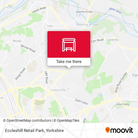 Eccleshill Retail Park map