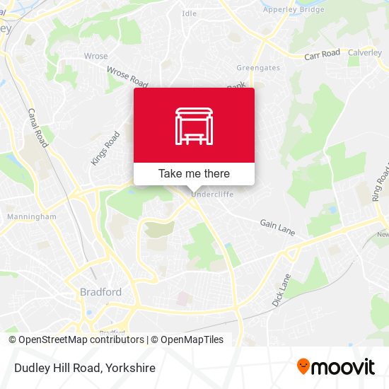 Dudley Hill Road map