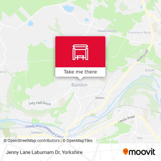 Jenny Lane Laburnam Dr map