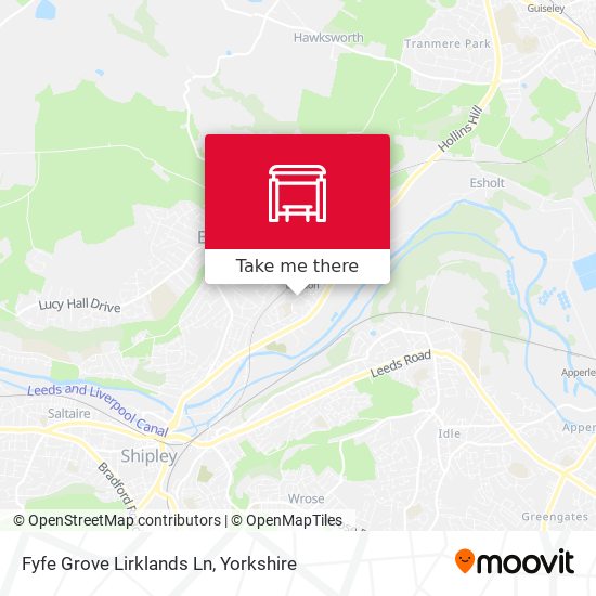 Fyfe Grove Lirklands Ln map