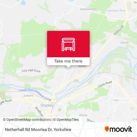 Netherhall Rd Moorlea Dr map