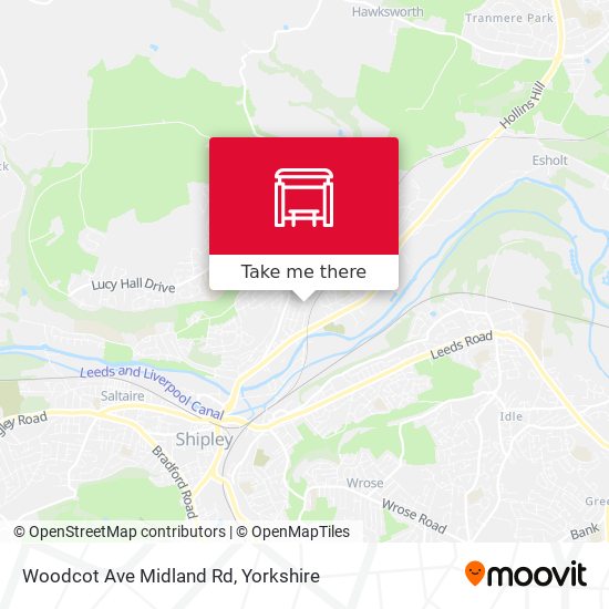 Woodcot Ave Midland Rd map