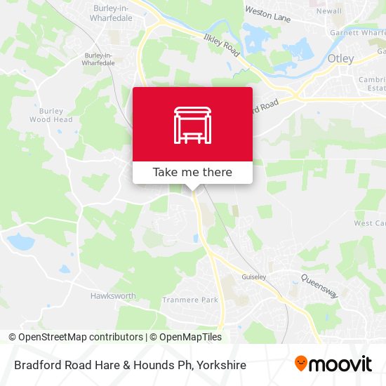 Bradford Road Hare & Hounds Ph map