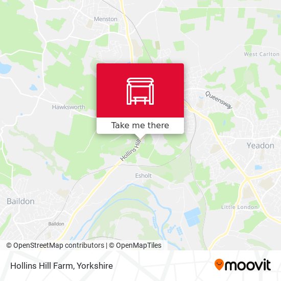 Hollins Hill Farm map