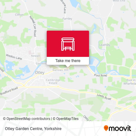 Otley Garden Centre map