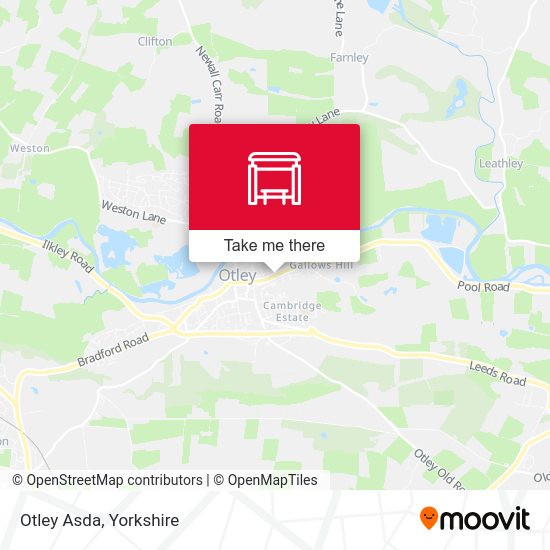 Otley Asda map