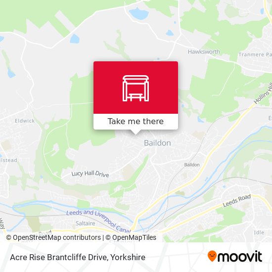 Acre Rise Brantcliffe Drive map