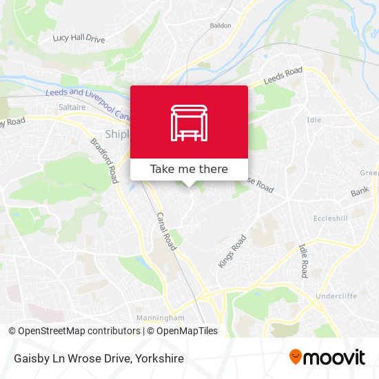 Gaisby Ln Wrose Drive map