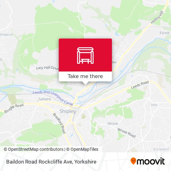 Baildon Road Rockcliffe Ave map