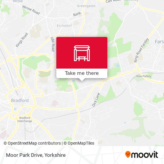 Moor Park Drive map