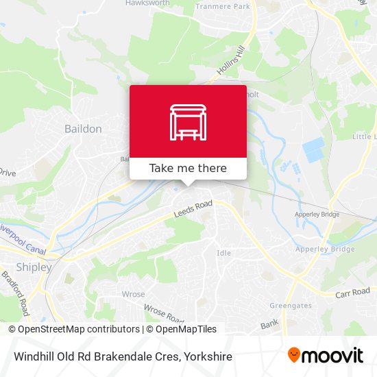 Windhill Old Rd Brakendale Cres map