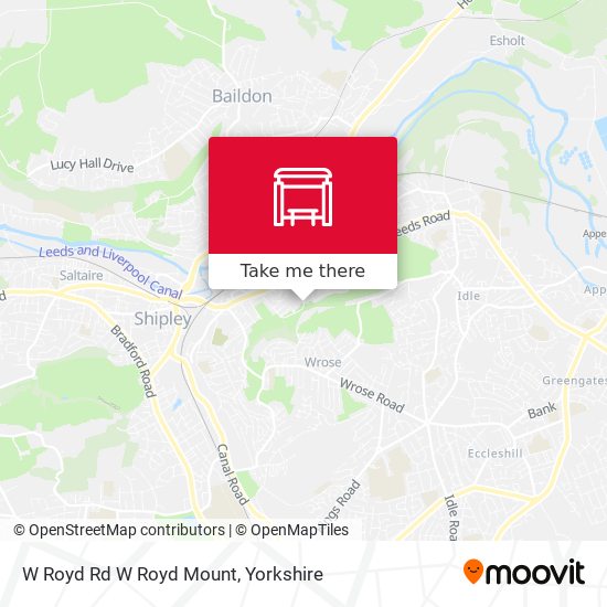 W Royd Rd W Royd Mount map