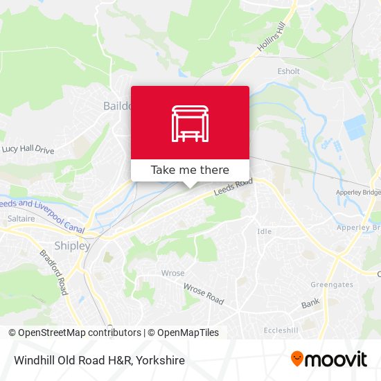 Windhill Old Road H&R map