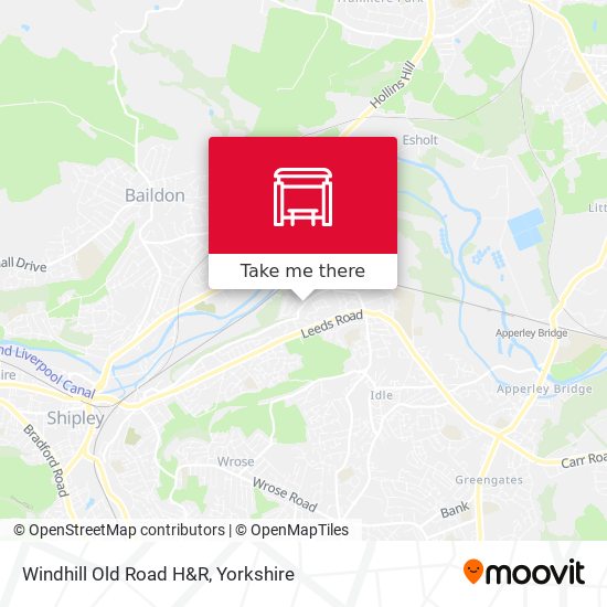 Windhill Old Road H&R map