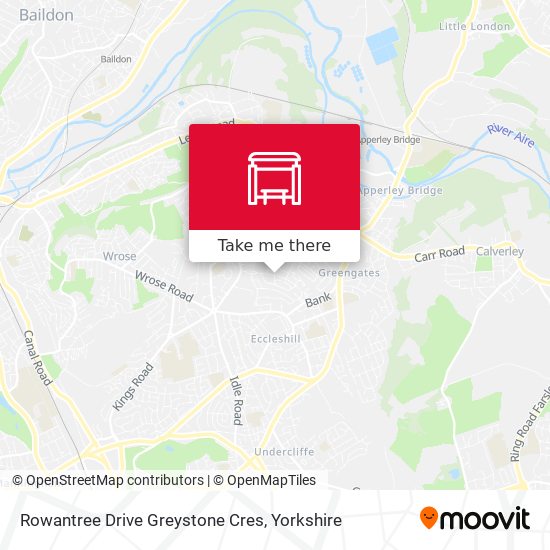 Rowantree Drive Greystone Cres map