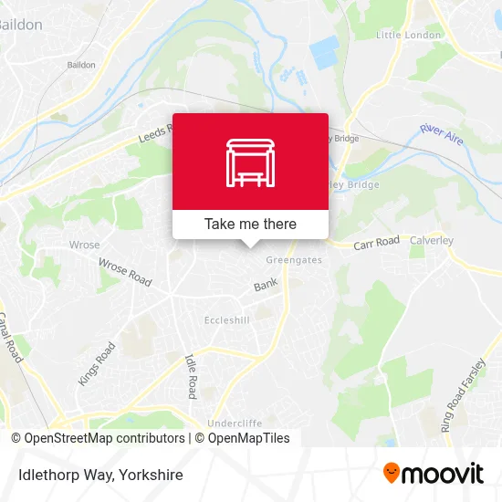 Idlethorp Way map