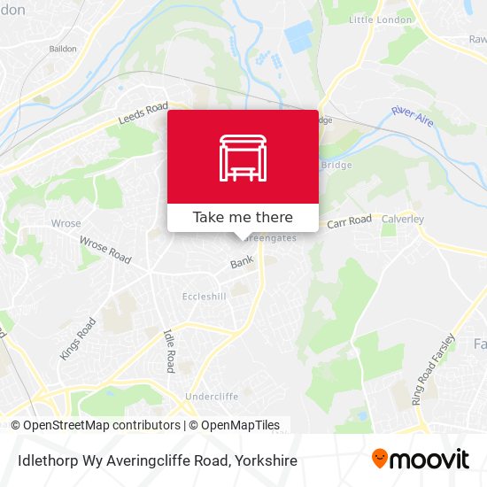 Idlethorp Wy Averingcliffe Road map