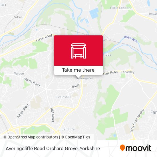 Averingcliffe Road Orchard Grove map