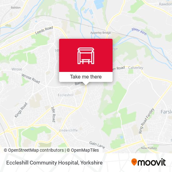 Eccleshill Community Hospital map