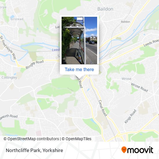 Northcliffe Park map