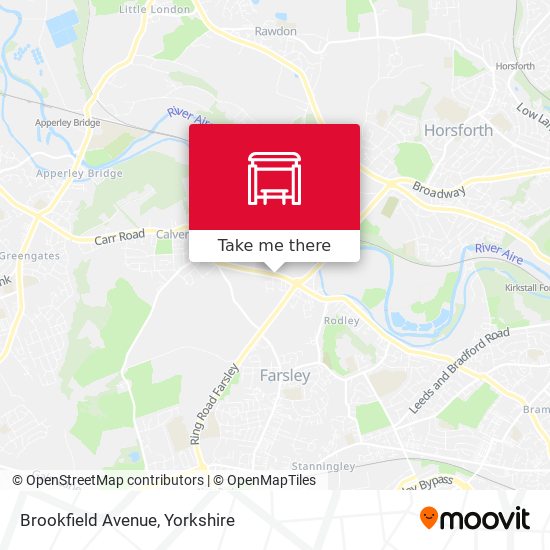 Brookfield Avenue map