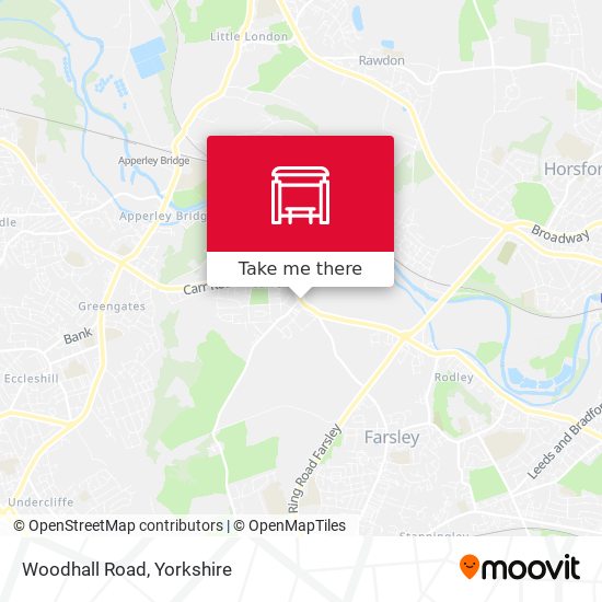 Woodhall Road map