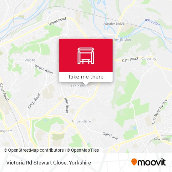 Victoria Rd Stewart Close map