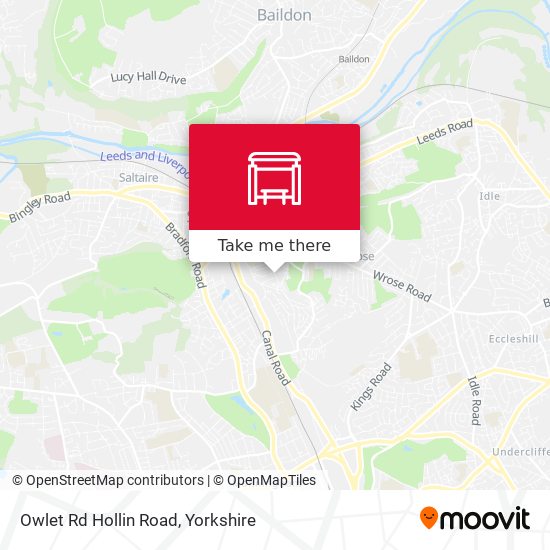 Owlet Rd Hollin Road map