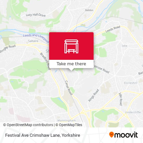 Festival Ave Crimshaw Lane map