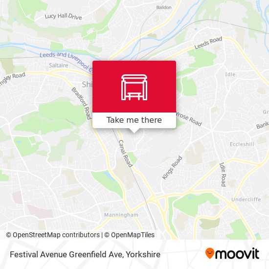 Festival Avenue Greenfield Ave map