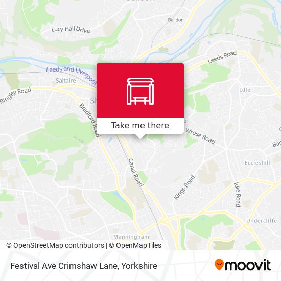 Festival Ave Crimshaw Lane map