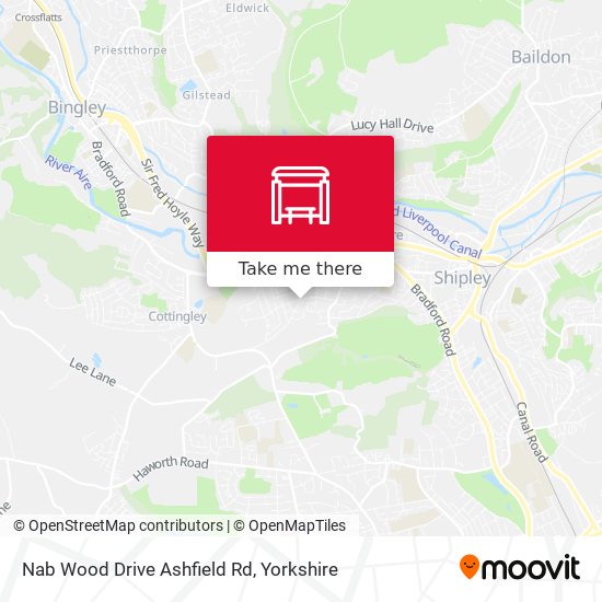 Nab Wood Drive Ashfield Rd map