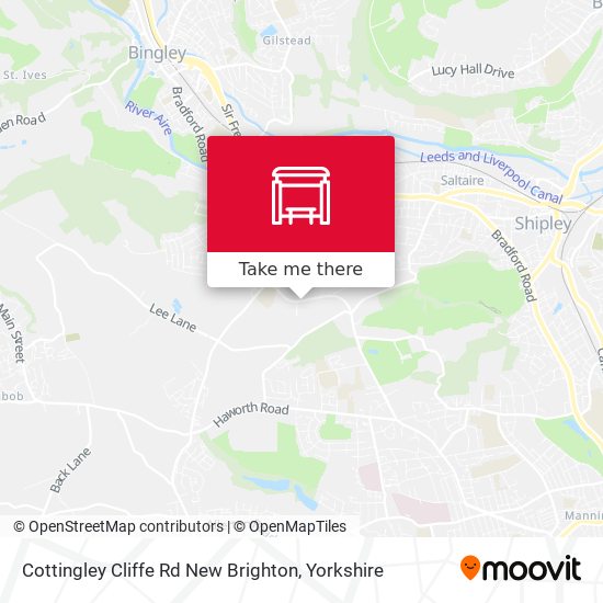 Cottingley Cliffe Rd New Brighton map