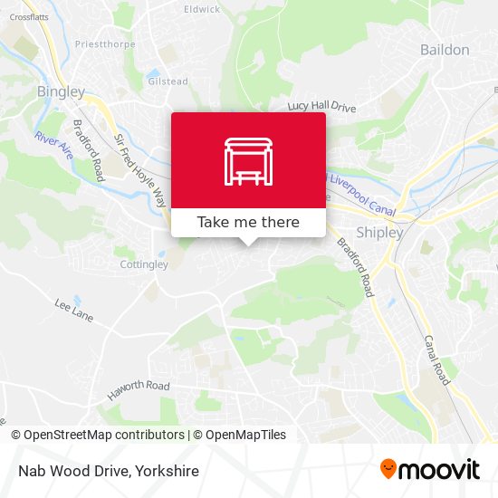 Nab Wood Drive map